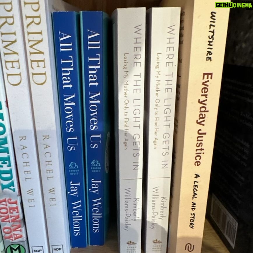 Kimberly Williams-Paisley Instagram - When you and your good friend have books next o each other in the local authorsβ section at @parnassusbooks πππ (and theyβre signed!) @jaywellons @allthatmovesus_official πππ