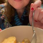 Kimberly Williams-Paisley Instagram - Cozy Rainy Day Stew! I made it up as I went along but basically: S&P and sear a beef roast in olive oil on all sides, roughly chop 3 carrots, 3 celery, an onion, and 6-8 red potatoes. Dump all in a slow cooker and add more s&p and about a cup of beef broth. Cook all day on low while the rain comes down outside and the house smells yummy inside. Add chopped herbs (I did rosemary and thyme), frozen peas and some Worcestershire sauce toward the end. Cook a little longer to warm it all up and SERVE! Guys, it was really good. Any additions for next time?