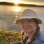 Kimberly Williams-Paisley Instagram - Sunset from #percypriestlake tonight. Squeezing the most out of our last precious summer days. 💛💛💛