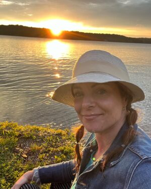 Kimberly Williams-Paisley Instagram - Sunset from #percypriestlake tonight. Squeezing the most out of our last precious summer days. 💛💛💛