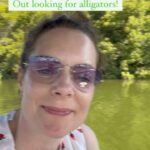 Kimberly Williams-Paisley Instagram - Out looking for #gators in #southcarolina and wow we found some!! 🐊🐊🐊🌞