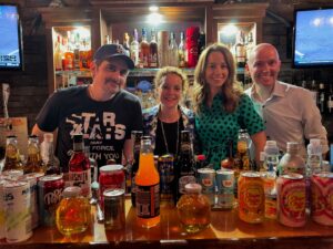 Kimberly Williams-Paisley Instagram - When you host the Governor of Utah and a largely Mormon staff at your bar...it’s a “wild” night of mocktails. Sugar hangovers are real. 

@govcox @kimberlywilliamspaisley