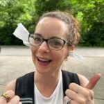 Kimberly Williams-Paisley Instagram - Brad’s watch is detecting harmful levels of noise due to these #cicadas but he told me to suck on some paper towels and stick them in my ears. #problemsolved #cicadahack #countryhack #hack #Ijustwanttogoforawalk #sundayfunday