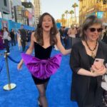 Kimiko Glenn Instagram - one week ago, i got to experience the magic that is the new @disneylittlemermaid. not only is it probably the best live-action remake yet, but it was especially elevated spending it with some of my favorite people — one of whom happens to be a living legend. hearing the music of #thelittlemermaid in surround sound sitting next to the composer @alanmenken, the man who wrote all your favorite disney classics, reacting in real-time with one of my best friends @noralilygram and of course getting some quality @pixbyjanis time, this night was so special to me, i’m sure it will live on as a core memory. thanks for adopting me as your surrogate @annarosemusic for the night. it was so fun getting to see alan praised, admired & celebrated!!! and for nora to finally come back home to la where she belongs 🥹 i love you menken family! 💞💞💞 go see The Little Mermaid!!! it’s epic!!!