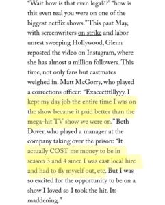 Kimiko Glenn Instagram - link to full article in my bio 🍊 share share share #sagaftra #sagaftrastrike #sagstrike #oitnb #orangeisthenewblack #orangefamily #orangefam