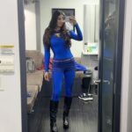 Kira Kosarin Instagram - one year ago, filming Thundermans Return 💙⚡️ 1) touchups 2) freezing on set (ft my amazing stunt dbl) 3) reunion! 4) first time back in the suit 5) walking to table read 6) first shot up in the mayhem cafe 7) my spot 8) the treeeee force
