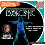 Kirsten Vangsness Instagram - Comin at ya this SATURDAY!!!! #sfsketchfest #sanfrancisco #clubfugazi #theexorcist #exorcistic #rock #rockmusical #musicaltheatre #newmusical #originalmusic #tour #comedy #parody #horror #horrorfilm #sketchcomedy #criminalminds 📷 @davidhaverty