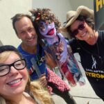 Kirsten Vangsness Instagram - #puppetday with @davemadeamaze pals @not_that_bill_watterson and @c.papalexis 🩷@phinnykiyomura & @orinlfs @brendanabradley doing the damn thing too. #wgastrong #sagaftrastrong