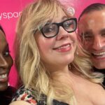 Kirsten Vangsness Instagram - Folks sitting together with art makes space inside to go deep and creative, hard to be contracted when you are all together reading and listening and stretching your wonder muscles. What a joy to share a stage with my darling friends @neilhimself @yetide & @javiermofficial - they were so compelling to listen to @selected_shorts @symphonyspace for the #raybradbury evening- then after it all I got to see a whole gaggle of pals including @debbiemillman (how lucky am I that my doppelgänger is a smoke show?!? ) People who are into reading short stories out loud to other people are my people. Photo Credit: Kevin Yatarola