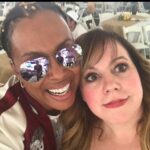 Kirsten Vangsness Instagram - It’s @aishatyler day and it’s an important date- YES because she makes valuable things and come up with stuff that shapes culture, and YES because she’s one of the greatest finger pointers to other meaningful culture and ideas and causes and people and YES because she is Gobsmackingly hilarious and YES because she’s a human who has endeavored (and succeeded) to make her time on the blue marble full of joy and fun and good trouble and art for all. To know her is to love her and want to be her when you grow up which means you won’t grow up. Happy Birthday you magnificent peach of a person. Good gracious what great meaning you’ve given to September 18th.