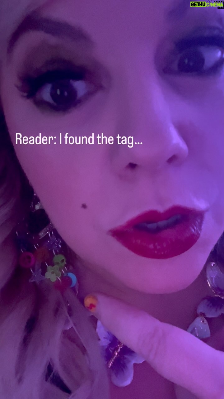 Kirsten Vangsness Instagram - They are from @smileymoonstudio and Penelope loves them. As always Garcia lewks compliments of @tinoweeno & @micheleinmakeup