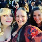 Kirsten Vangsness Instagram - Latergramming this weekend @lgbtqcenteroc honoring a whole mess of extraordinary behavior some of which is being done by @justflintisfine (well worth a follow) & hosted with ALL of the purple by @theonlymayhem with the best dates in town my Fearless Libra Queen tinoweeno and my work wife @robinchristenson who auctioned off some @blinkingowl magic to raise funds to support all the wonderfuls to do wonderful at the center (like @coolkelz 💕! Who was sitting next to us and is a counselor at the center and is great ) Such a life affirming evening reminding us to keep up the allyship and keep thriving 🌈 not pictured but totally responsible for this jacket and beat face @jamesfreitasartistry