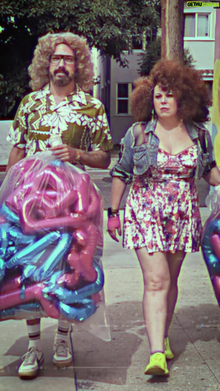 Kirsten Vangsness Instagram - 80’s fever dream (sneak peek of tomorrow’s post, starring @kirstenvangsness and featuring @jamesfreitasartistry, @dana_what, @weltonworks, @cklemow, and @orinlfs! Edited by the talented @krista_is_lost_in_a_galaxy!!)
