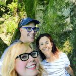 Kirsten Vangsness Instagram - missed #sagaftrastrike day one because @orinlfs & I went to the @berkeleycityclub to see the sparkling @sierramarcks perform and it filled the art well with buckets of inspiration. Trees were embraced, stone badgers were visited and I sat by a tiny marble lady and to write in my journal. Northern California has some Narnia magic in her and I appreciate eating some of it up this week. Now to slather some sunscreen and get back to strike life.