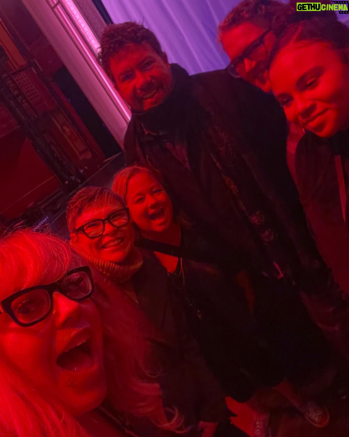Kirsten Vangsness Instagram - The before, middles and after of last night @exorcistic_musical thank you to the whole amazing (I mean truly go see this show when they do it somewhere again it’s extraordinary) @sf_sketchfest you were a dream person usual.