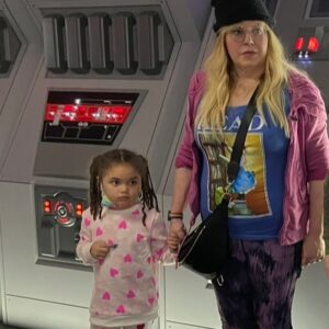 Kirsten Vangsness Instagram - It’s Luna Day of Birth! I am so full of appreciation that I have a Luna in my life and we are so close (because she listened to her momma blow dry my hair as we talked about the universe since well before birth) Bless the whole community that raised her and her brothers and her ancestors and her parents especially for bringing a Luna to the planet. Also @tinoweeno & @keena1marie knocked that birthday party out of the park and I am obsessed with this last picture of Valentinos best friends hand- I don’t want to have the babies with my body but goodness I know some wonderful folks who are very good at creating exceptional humans. Well done.