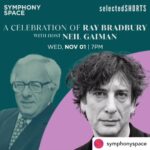 Kirsten Vangsness Instagram - Next week NYC @neilhimself @yetide @javiermofficial @symphonyspace @selected_shorts #raybradbury Nov 1st super excited to be with these people