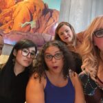 Kirsten Vangsness Instagram - Me and my new friends don’t need to smile for the camera @vulturefestival with the glorious (and I mean that in my guts glorious) @gabby_bellot @nafissa.thompson.spires @ro.kwon @amberrosetamblyn & @roxanegay74 thank you for letting us talk our written down things in a room together. The world has heartbreaking things and I will take every hour that a happy thing happens and savor the fucks out of it. #feminstasfuck
