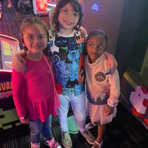 Kirsten Vangsness Instagram - It’s Luna Day of Birth! I am so full of appreciation that I have a Luna in my life and we are so close (because she listened to her momma blow dry my hair as we talked about the universe since well before birth) Bless the whole community that raised her and her brothers and her ancestors and her parents especially for bringing a Luna to the planet. Also @tinoweeno & @keena1marie knocked that birthday party out of the park and I am obsessed with this last picture of Valentinos best friends hand- I don’t want to have the babies with my body but goodness I know some wonderful folks who are very good at creating exceptional humans. Well done.