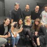 Kirsten Vangsness Instagram - Anddddd views from this weeks “Make Art. Repeat” life I lead…here’s scenes from my remarkable time reading from a play I’m making at @sororitytheatre @ginagenius @annenbergcommunitybeachhouse with some of my glorious equally art saturated friends and then days later getting to be in @theatreofnote reading of @slightsprite new play “Electric, I” just delicioussss. And yes, that’s an old pink prom dress that I got on clearance for 17 dollars and the panther patch is adhered with safety pins because I both love my fashion and have zero time for it. And happy #pridemonth for all the months forever