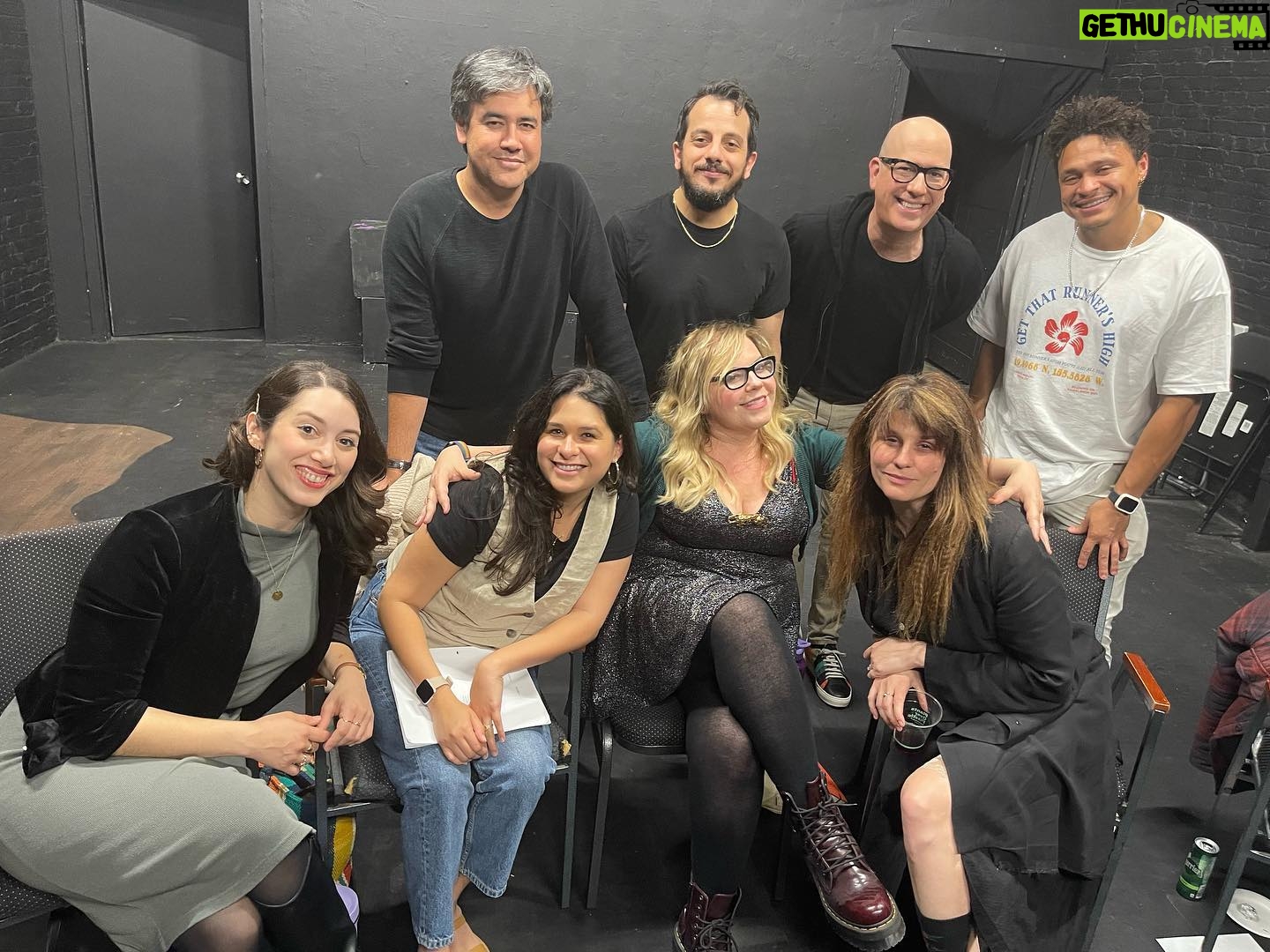 Kirsten Vangsness Instagram - Anddddd views from this weeks “Make Art. Repeat” life I lead…here’s scenes from my remarkable time reading from a play I’m making at @sororitytheatre @ginagenius @annenbergcommunitybeachhouse with some of my glorious equally art saturated friends and then days later getting to be in @theatreofnote reading of @slightsprite new play “Electric, I” just delicioussss. And yes, that’s an old pink prom dress that I got on clearance for 17 dollars and the panther patch is adhered with safety pins because I both love my fashion and have zero time for it. And happy #pridemonth for all the months forever