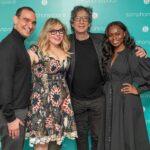 Kirsten Vangsness Instagram - Folks sitting together with art makes space inside to go deep and creative, hard to be contracted when you are all together reading and listening and stretching your wonder muscles. What a joy to share a stage with my darling friends @neilhimself @yetide & @javiermofficial - they were so compelling to listen to @selected_shorts @symphonyspace for the #raybradbury evening- then after it all I got to see a whole gaggle of pals including @debbiemillman (how lucky am I that my doppelgänger is a smoke show?!? ) People who are into reading short stories out loud to other people are my people. Photo Credit: Kevin Yatarola