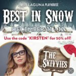 Kirsten Vangsness Instagram - It’s the @theskivviesnyc time of year at @lagunaplayhouse & I appreciate so much some time to sing and create especially when life is wonky. These are pictures from last year but I post them so you can see how HOLIDAY-TASTIC and Cozy and Fun the whole vibe becomes! TWO NIGHTS 12/11 and 12/12 ticket link in bio.