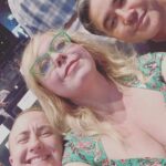 Kirsten Vangsness Instagram - The glory that is @rorowan and me and @phinnykiyomura went to the coolest musical reading tonight by @brainstormtheatrics and here is proof that sometimes I accidentally dress like Penelope Garcia IRL & don’t notice until after.