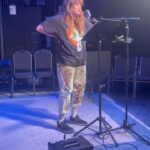 Kirsten Vangsness Instagram - SOME BITS OF THIS WEEKS BITS @theatreofnote NEXT ONE IS SEPTEMBER THE 1st at 7:30 our first Friday show. Ticket link & line up will be out soon come roll around in some art. PS I wear this shirt all year and suddenly it takes on a whole new life.