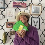 Kirsten Vangsness Instagram - special delivery Saturday from @gublergram (and Gray and Colin!) & the Amazing Hand Bug Machine (I’m sure that’s not it’s name). To welcome the art birth of “The Little Kid with the Big Green Hand” the 6 foot something kid showed up with a bazillion copies of his book to share and I got to hug him. I’m a lucky kid with normal sized hands hands who is very proud of her friend and the way he shares his genius. 🩷💚🩷💚