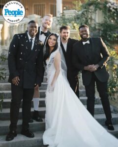 Kirstin Maldonado Instagram - From meeting on our summer tour in 2018 to saying “I do” in 2024, we couldn’t be more excited for our very own @kirstin on her marriage to @hausdo! 💍💕 It’s been beautiful to witness their love grow over the years. Here’s to a lifetime of happiness, laughter, and unforgettable moments the two share together. WE LOVE YOU BOTH (AND ELLIANA) SOO MUCH!!! 😭 📸: @dueyphoto