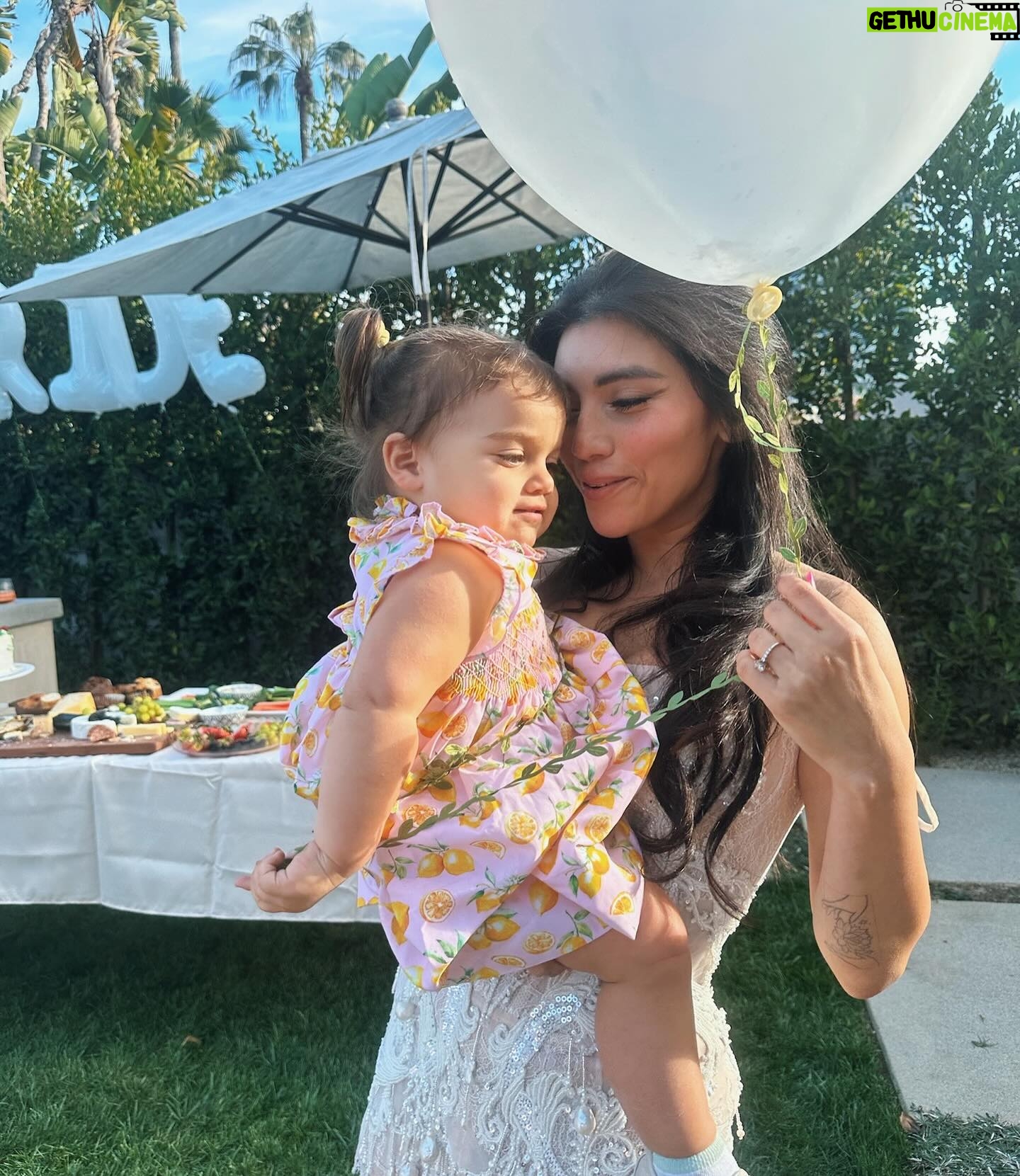 Kirstin Maldonado Instagram - cheers and cake with my baby angel ✨