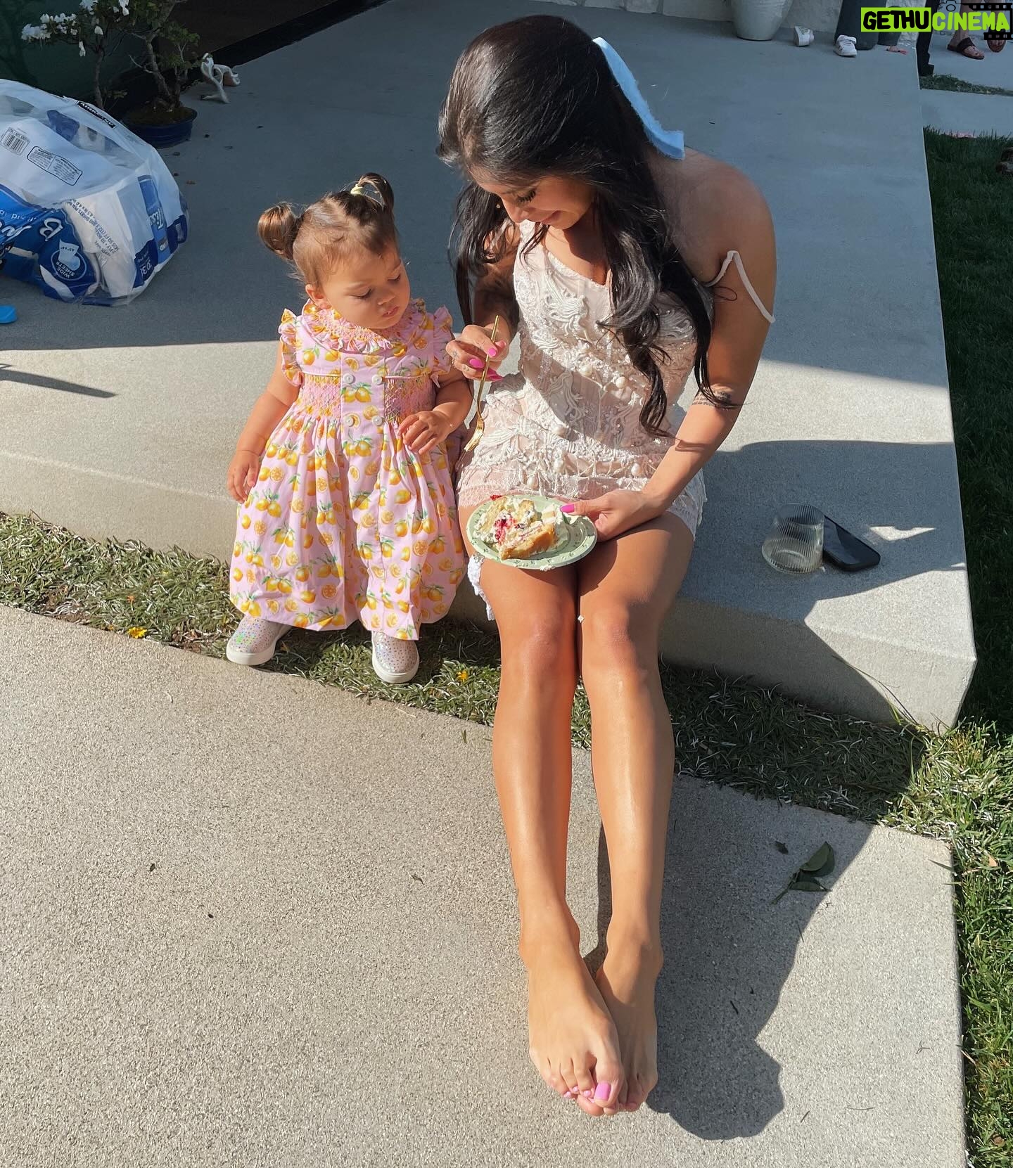 Kirstin Maldonado Instagram - cheers and cake with my baby angel ✨