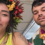 Kirstin Maldonado Instagram - before we were eating our weight in pasta we were singing Moana and relaxing in beautiful tahiti 🌺🐠❤️ best way to kick off our honeymoon!!