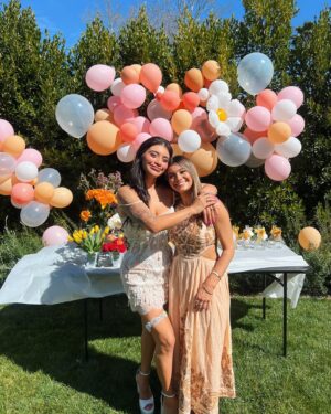 Kirstin Maldonado Instagram - okay SO BEHIND but still tracking down photos from the most amazing bridal shower ever!!!! love is truly in bloom!!! thank you to my beautiful and wonderful MOH bestie for the most beautiful day 🥹🥹🥹❤️❤️ @saleena.hope I love you so so so much!!!

thank you @sarahscrossland @loganjaxxson for helping setting up, thank you family for flying in, thank you incredible friends for coming and making my day so special!!! 🥹 it’s getting SO REAL now everyone haha. love you all so much 🥹❤️

iconic fashion moment thank you to @lagartier for my GARTER!!!! okay I feel like this absolutely made the outfit, I mean how stunning is it!?!! SO CUTE. plus my fav champagne and bedazzled?! she gets me!! an angel 🤩🥹❤️ and this @kimkassascouture mini just a happy sneak peak of what’s to come 🥰

bridal era is ✨✨✨☀️☀️☀️