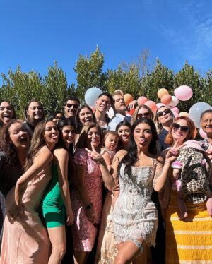 Kirstin Maldonado Instagram - okay SO BEHIND but still tracking down photos from the most amazing bridal shower ever!!!! love is truly in bloom!!! thank you to my beautiful and wonderful MOH bestie for the most beautiful day 🥹🥹🥹❤️❤️ @saleena.hope I love you so so so much!!!

thank you @sarahscrossland @loganjaxxson for helping setting up, thank you family for flying in, thank you incredible friends for coming and making my day so special!!! 🥹 it’s getting SO REAL now everyone haha. love you all so much 🥹❤️

iconic fashion moment thank you to @lagartier for my GARTER!!!! okay I feel like this absolutely made the outfit, I mean how stunning is it!?!! SO CUTE. plus my fav champagne and bedazzled?! she gets me!! an angel 🤩🥹❤️ and this @kimkassascouture mini just a happy sneak peak of what’s to come 🥰

bridal era is ✨✨✨☀️☀️☀️