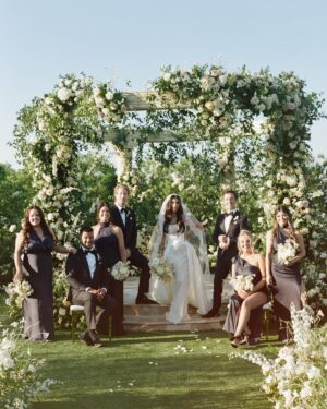Kirstin Maldonado Instagram - my gorgeous besties inside and out. i love you all so much and miss yall so much 🥹 

thank you for everything - i felt so safe and comforted with you all by my side on such a big day, and had SOOOO much fun with you all on all the wedding festivities. it’s a blessing and a curse to have incredible friends from all different stages of life - a blessing because whether from 5 yrs old, or high school, or LA, or NY, or on the road touring, you guys have and do lift me up in so many ways, and have lifted me through so many eras of my life good and bad, and we’re still here baby!! the caliber of your hearts is truly golden and I am so lucky to call you my friends. the curse is that when are we all ever together like this?! 🥹 

so besides getting married … what a joy it was to be with you all 🥹 i hope the phrase show me your friends and I’ll show you who you are is true, cause i would be lucky to be a reflection of all of you (watch out tswift lmao jk jk)

and to @saleena.hope 🤍 you are the best friend and MOH a girl could ask for. you planned, you wrangled, you designed, you crafted, you yourself are magical. your energy, your care for others, your fun is all infectious. and growing in our friendship and motherhood with you has truly catapulted our bestie status to sister status we always knew. and now I’ve joined your wifey status!!! i love you sooooo SO much. thank you for everything on this bridal journey and every journey we’ve been on and every new journey we will be on 🥹🥹🥹🥹🤍🤍🤍