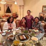 Kirti Kulhari Instagram - For me life is about discovering and forming connections ..and wherever I go they happen to me … one such connection happened with #kumarmahadevan uncle and #geetakumar aunty.. ❤️ met them in the flight to muscat and got talking and two days later landed up at their place for some #homemadefood #myfavoritefood ❤️ and my most special connection happened with their 3 year old #goldenretriever #Taj 🫶 I do have a very very special a bond with dogs 😬 they fill my heart and soul like no human is capable of 😍 Thank u uncle & aunty for all the warmth of your hearts and the food .. my heart and tummy both are full 🤗 till we meet again .. 💕🙏
