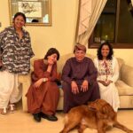 Kirti Kulhari Instagram - For me life is about discovering and forming connections ..and wherever I go they happen to me … one such connection happened with #kumarmahadevan uncle and #geetakumar aunty.. ❤️ met them in the flight to muscat and got talking and two days later landed up at their place for some #homemadefood #myfavoritefood ❤️ and my most special connection happened with their 3 year old #goldenretriever #Taj 🫶 I do have a very very special a bond with dogs 😬 they fill my heart and soul like no human is capable of 😍 Thank u uncle & aunty for all the warmth of your hearts and the food .. my heart and tummy both are full 🤗 till we meet again .. 💕🙏