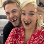 Klavdiya Vysokova Instagram - С днем рождения, любимый ❤️ Надеюсь, ты меня не убьешь за эти фотки 🤣🤣🤣 С тобой моя жизнь стала намного ярче, веселее и теплее, я тебя очень-очень люблю и ценю каждый момент рядом 💋 Много писать не буду, а то ты ждешь меня в другой комнате 😂 мы поехали отмечать!! По пути буду читать ему ваши поздравления… так что 👇🏼