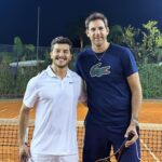 Klebber Toledo Instagram - Aula de tênis, jantar, boas conversas e muitas risadas 🎾✨ @rolex