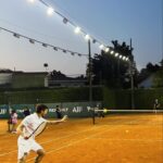 Klebber Toledo Instagram - Aula de tênis, jantar, boas conversas e muitas risadas 🎾✨ @rolex