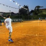 Klebber Toledo Instagram - Aula de tênis, jantar, boas conversas e muitas risadas 🎾✨ @rolex
