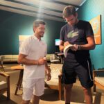 Klebber Toledo Instagram - Aula de tênis, jantar, boas conversas e muitas risadas 🎾✨ @rolex