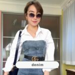 Koe Yeet Instagram - Are big belts back in style yet? Dress & Top: @thetinselrack Sneakers: #FentyxPuma @puma.malaysia Bag: @rsvp_paris Accessories: @sezane Shades: @dbeyewear #Yeetstyles #PetiteFashion