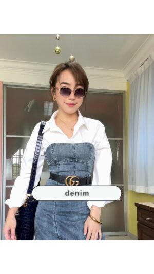 Koe Yeet Instagram - Are big belts back in style yet? 

Dress & Top: @thetinselrack 
Sneakers: #FentyxPuma @puma.malaysia 
Bag: @rsvp_paris 
Accessories: @sezane 
Shades: @dbeyewear 

#Yeetstyles #PetiteFashion