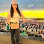 Koushani Mukherjee Instagram – It was indeed a pleasure to watch the match & the great win !!!!!!

#kkr #edengarden #cricket #cricketlover #happy #ootn #ınstagood #instadaily #instagram