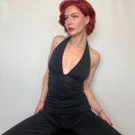 Kris Collins Instagram - When the manic hair dying episode pans out🍒🍷💃🏼