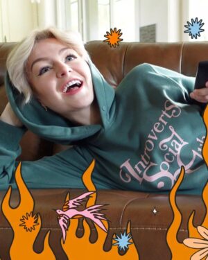 Kris Collins Instagram - Calling all members of the Introverts Social Club! Our second drop is now LIVE! 

This drop is for all of the beautiful introverts out there. It's for the people who love a good pizza & movie night on a Friday. It's for all the dreamers with great, big, boundless ideas. And it's for anyone who has ever felt like they're on the outside looking in. 

We hope you love this drop as much as we do. All of our items are made to order & made with love - if any of your favorites sell out too quickly, those items will still be available by backorder through June 14th. 

Tag us wearing your new pieces using the hashtag #OttobyKris