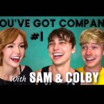 Kris Collins Instagram - First episode of my new travelling podcast “You’ve Got Company” is out now on my YT channel! @samandcolby and I had fun talking about The Conjuring House, Dating, Hot takes and maybe played some beer pong👀! Hope you guys enjoy!